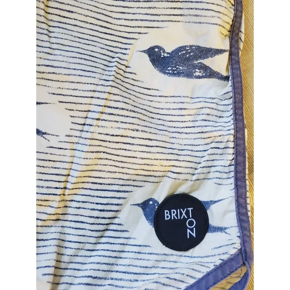 Brixton Board Shorts Men Sz 36 Bird Print Board Shorts Swim Trunks Beach
